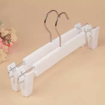 Домашняя креативная мини-вешалка для одежды из флока, легкий крючок, органайзер для шкафа белый