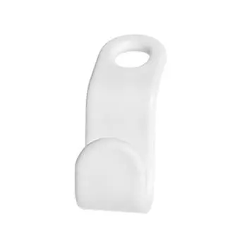 Домашняя кухня Многофункциональная домашняя магия Компактная вешалка 10 шт. Толстый пластиковый шкаф для хранения Тандемная пряжка S-образный крючок для хранения Портативные инструменты белый