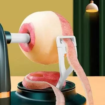 Домашняя кухня Нож для очистки фруктов Ручная машинка для чистки яблок Бытовая автоматическая машинка для чистки фруктов Машинка для чистки яблок темно-зеленого