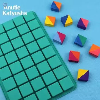 Домашняя кухня полости куб даже квадратная форма для шоколада силиконовая форма для торта ручной работы