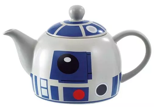 Домашняя кухня Star Wars Высота примерно 15 см Керамический чайник и R2-D2