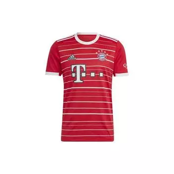 Домашняя майка Adidas FC Bayern Мюнхен, Match Fan Edition, мужские трикотажные изделия сезона 2022-2023, красные H39900 XS