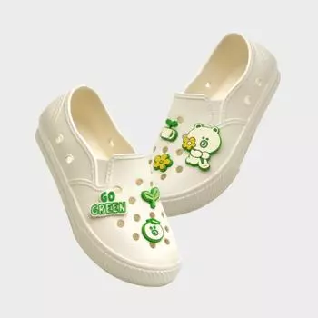 Домашняя обувь из EVA Line Friends Kun Brown On Green Eco Campaign (200-230 мм)