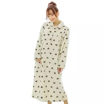 Домашняя одежда Пижама Сердце Топы Длинные штаны Комплект из 2 предметов Белый [Luanna Jena] Женская и (QW464 и коричневый)