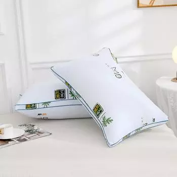 Домашняя подушка из полыни, трехмерная студенческая подушка, машинная стирка, одинарная подушка, мягкая подушка для шеи в общежитии 48*74cm