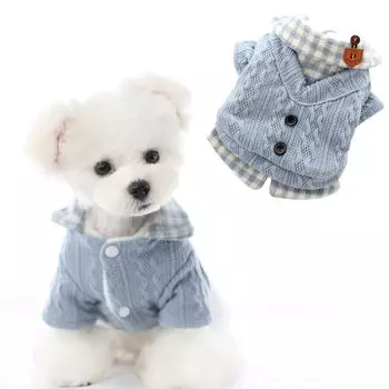 Домашняя собака кошка холодный флис трикотаж собака маленький средний выходная одежда, свитер, одежда, одежда, милый, осень/зима, теплый, защита, мягкий, с подкладкой,