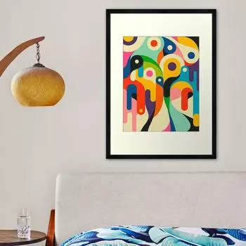 ДОМАШНЯЯ рамка, художественная печать, абстрактная картина на холсте, уличное граффити, настенный художественный постер, украшение для гостиной 21cm30cm NoFrame