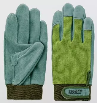 Domestic cowhide leather oil treated leather gloves with knitted instep magic Soft washable A masterpiece made using high quality special tanned