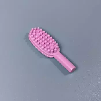 Domestic Small Particles Building Block Parts Doll Toy Handheld Toy Tools 3852b Comb Brush DIY Compatible 1 comb light pink