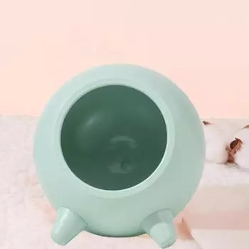 Домик для хомяка, полузакрытый, сохраняющий тепло, игрушка-укрытие, милая хижина НЛО, маленькие домашние животные, спящие зелёный