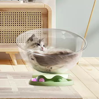 Домик для кошки и котенка, Космическая капсула, Портативное оборудование, Украшение, Легкое спальное место, Dia 32 cm