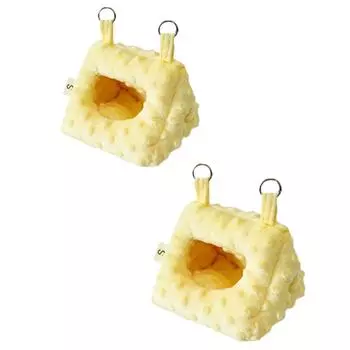 Домик для птичьего гнезда Подвесная пещера для уюта Легко моется Подвесной гамак Сарай Домик для волнистых попугайчиков Какаду Попугайчики-конуры Неразлучники S