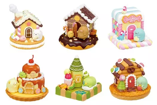 Домик для сладостей Sumikko Gurashi Exciting Sweets 1BOX В115 x Ш70 x Г70 мм Изготовлен из ПВХ Re-ment San-X Tokimeki! приблизительно. АБС,