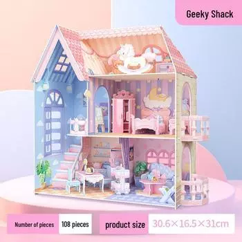 Домик отаку для девочки 3D-пазл: Игрушка-сюрприз «Кубик Рубика»