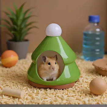 Домик-укрытие для хомяка, пещера-кровать-гнездо для мелких животных, игрушка для купания, хижина-укрытие, керамический домик для питомцев для крыс