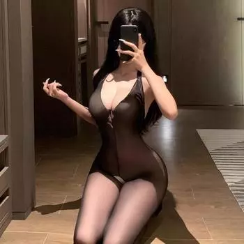 Domila Сексуальные чулки Женские Сексуальные с открытой промежностью Ажурные Цельные носки Прозрачные Цельные носки Сетчатая одежда One size