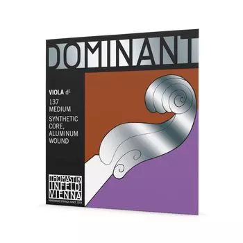 Доминантная альтовая струна, обмотка D, струна №137, перлон/алюминий