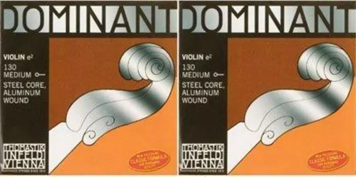 Доминантная струна E с шариком на конце, доминирующая скрипичная струна № 130 (набор 2)