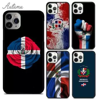 Dominican Republic Coat Of Arms Phone Case for iPhone 11 12 13 14 Pro Max mini XR XS SE 2020 7 8 Plus Galaxy S21 S22 shell iPhone 6plus
