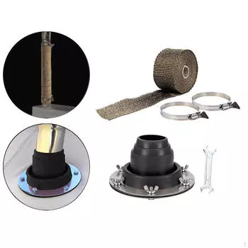 Домкрат для палатки, защитное кольцо от ожогов, силиконовая труба, вентиляционное кровельное покрытие для