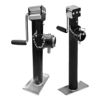 Домкраты для прицепов RV 2000/5000 фунтов 10/15 дюймов с верхним ветром, вертикальный, регулируемая высота, подставка для подъема и опускания, опорная ножка