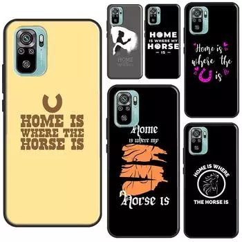 Домой Там, Где Лошадь Для Xiaomi Redmi Note 8 9 10 11 Pro Note 10S 9S 11S Чехол Для Redmi 9 10 9T 9A 9C Coque Redmi 7