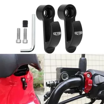 DOMOPAY Для Cross Cub CC110 (JA45/JA60/JA10) Аксессуар для модификации, Передний крюк, Многофункциональный крюк для шлема, Передний крюк, Велоаксессуары (Черный 2)