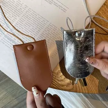 Домработница держатель для ключей шейный подвесной ключ сумка органайзер для ключей PU ключницы бретельки для ключей для женщин чёрный