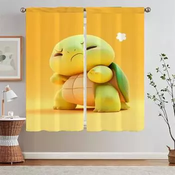 Don t Get Angry Too Easily When Something Bad Happens Bathroom Curtains for Rooms Bedroom Curtains 2 Pieces Window Curtain Blind W50xH70cmx2pcs-CL