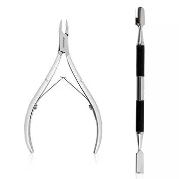 Dona and Nail Pusher 2 комплекта, кусачки для ногтей + пустеры, 1 комплект