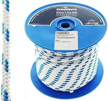 DONAGHYS Yachtmaster XS такелажная веревка Yachtmaster такелажная веревка для лазания по деревьям арборист уход за деревьями 14 мм x (Синий, 50м)