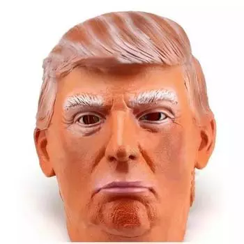 Дональд Трамп, миллиардер, президентская латексная маска, маска президента США, Трампа для знаменитостей, пародия, реквизит, костюм для косплея жёлтый