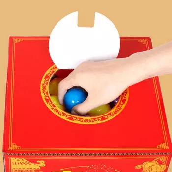 Donation Box Red Money Multipurpose Accessory Storage Container for Fundraising Voting