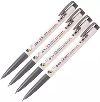 Dong-a Miffy Шариковая ручка с чернилами на масляной основе Excellent Writing Black (набор из 24 ручек)