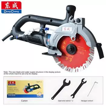Dongcheng Долбежный станок Бесщеточный двигатель Z1R-FF-195BL Новый 2800 Вт водопровод и электричество линия бетонная стена режущий станок Z1R-FF-195BL