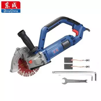 Dongcheng Долбежный станок Цельный Z1R-FF-156 Ручной настенный отрезной станок Мощный настенный водопровод и электромонтажный камень Z1R-FF-156