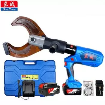 Dongcheng Перезаряжаемые гидравлические кабельные ножницы Электрические гидравлические ножницы Кабельные ножницы Многофункциональные стальные разрыватели отрезной станок 4.0 Battery*1