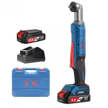 Dongcheng перезаряжаемый бесщеточный угловой ударный гайковерт DCPB80AM литиевая батарея 90 градусов угловой гайковерт 20 В DCPB80AM