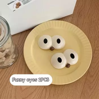 Dongdong обувь аниме аксессуары пуговицы мультфильм милые забавные украшения с большими глазами 2pcs/set