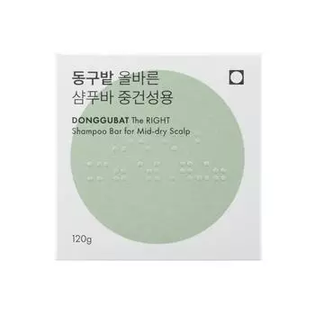 Donggubat Correct Shampoo Bar for normal to dry skin, 1 piece