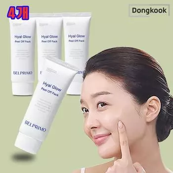 Dongguk Belprimo Peel-Off Pack Hyalglow Pore Pack (В комплект входит 1 щетка), Упаковка 3+1, 70г