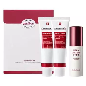 Dongkook Pharmaceutical Centellian 24 Madeca Cream 4 50 мл x 2 шт + палочка Capture Stick 10 г, подарочный набор, 1 комплект