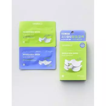 Dongkuwa Pharmaceutical Centelian 24 Madeca Real Green Pore 2-х уровневая носовая упаковка 5 листов