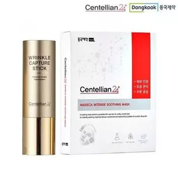 [dongkuwa Pharmaceutical] Centellian24 Madeca Wrinkle Capture Stick+интенсивная успокаивающая маска 7 упаковок none/20