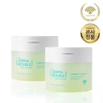 Dongwha Pharmaceutical Fushidain Derma Trouble Clear Toner Pads 2 комплекта, 2 коробки, 60 листов
