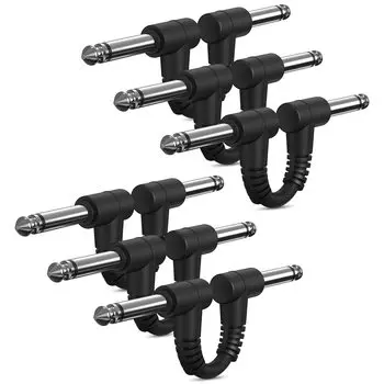 Donner Patch Cable для гитарного эффектора черный 7,5 см (6шт)