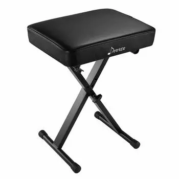 Donner Piano Chair Keyboard Bench Складной стул для фортепиано Противоскользящая губка Толщина 6 см