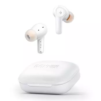 Donner Wireless Bluetooth Instant Noise Touch Bluetooth Ambient Sound 4 микрофона с четким 12-миллиметровым приложением Hours Music Левый и правый раздельный голос