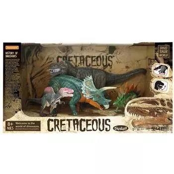 Donnerland Dinoplay Фигурка мелового динозавра 44021, 1 шт., популярные игрушки в Корее
