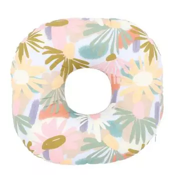 Donut Ear Side Sleeping Pillow Reduce Ear Friction Floral Printed Breathable Ear Hole Pillow for Ear